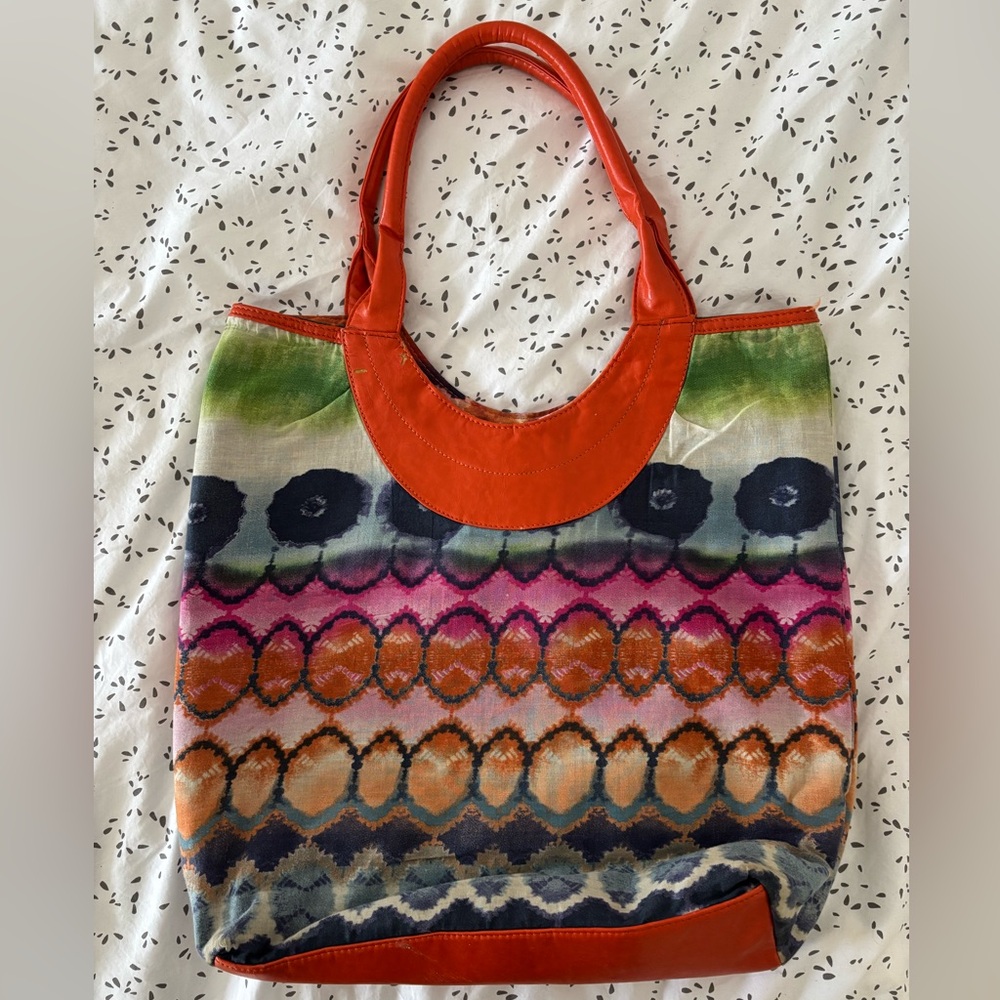 Colorful Patterned Tote Bag